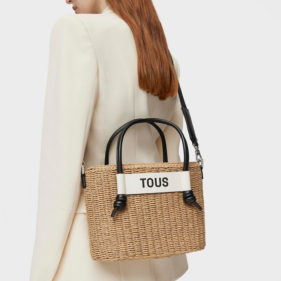 borsa tote media nera scoubidou