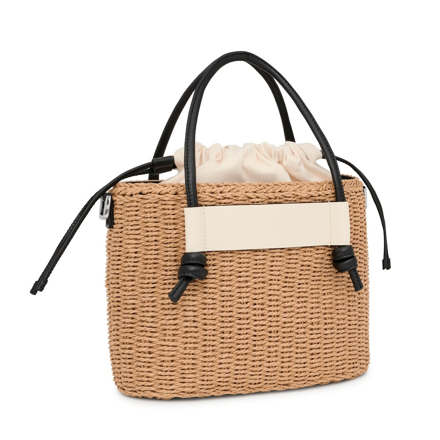 borsa tote media nera scoubidou
