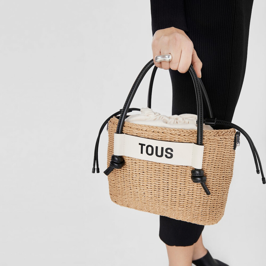 borsa tote media nera scoubidou