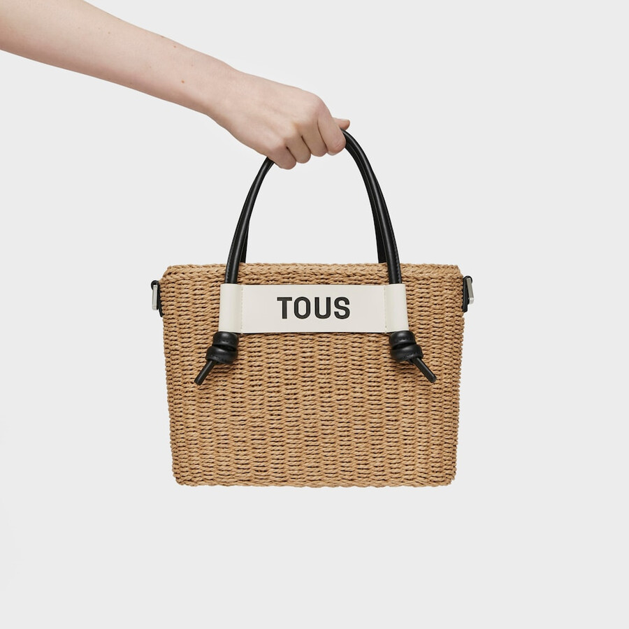 borsa tote media nera scoubidou