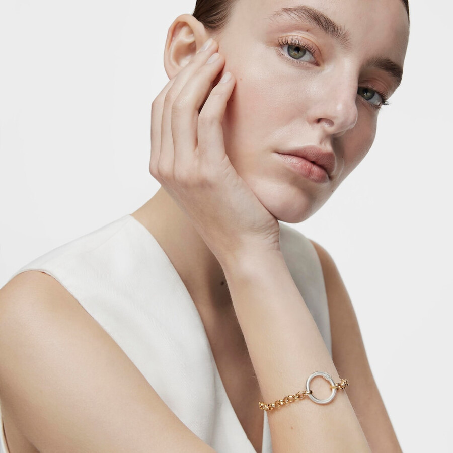 bracciale in argento vermeil hold