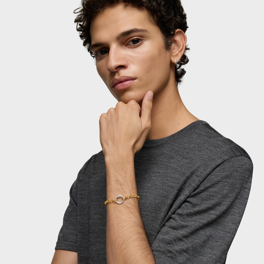 bracciale in argento vermeil hold