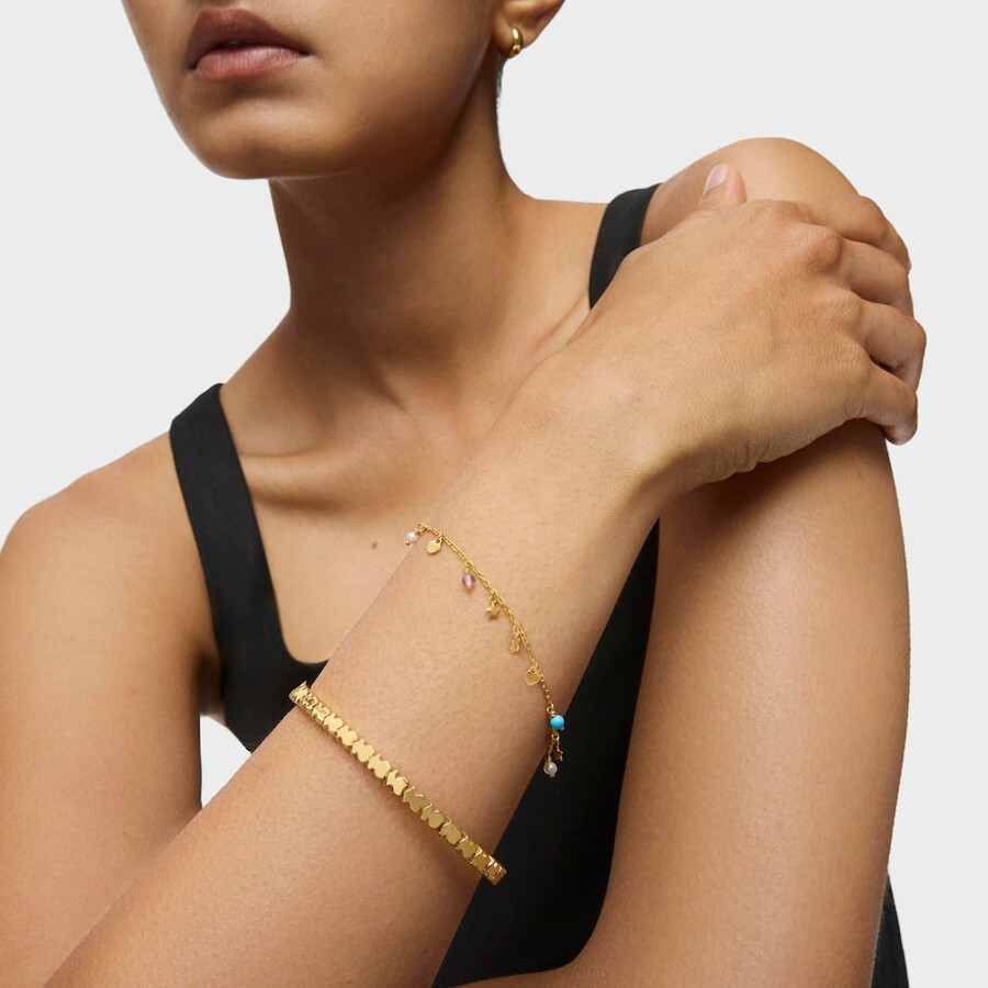 bracciale cool joy in argento vermeil con pietre preziose