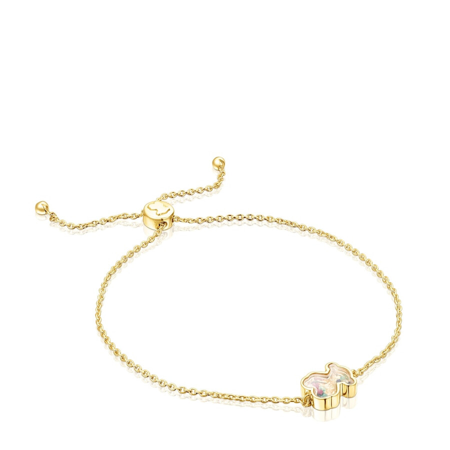 bracciale areia in argento vermeil con pietre preziose multicolori