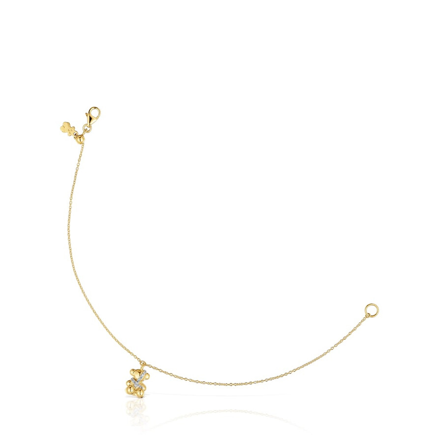 bracciale a catena in oro e diamanti lligat