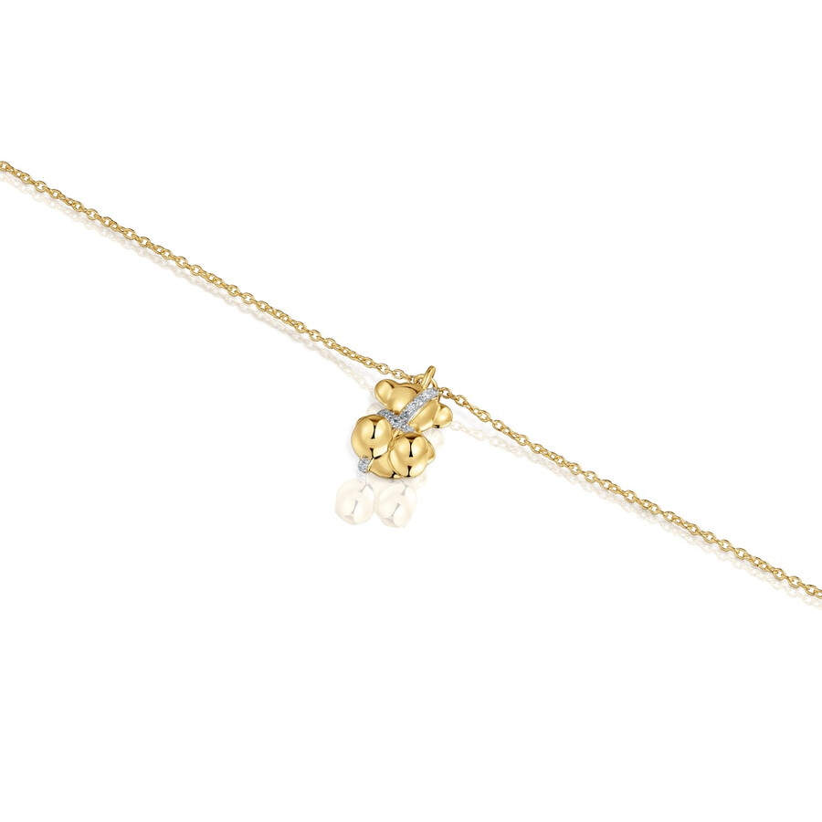 bracciale a catena in oro e diamanti lligat