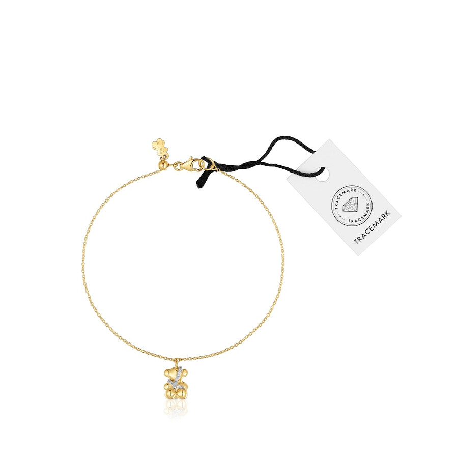 bracciale a catena in oro e diamanti lligat