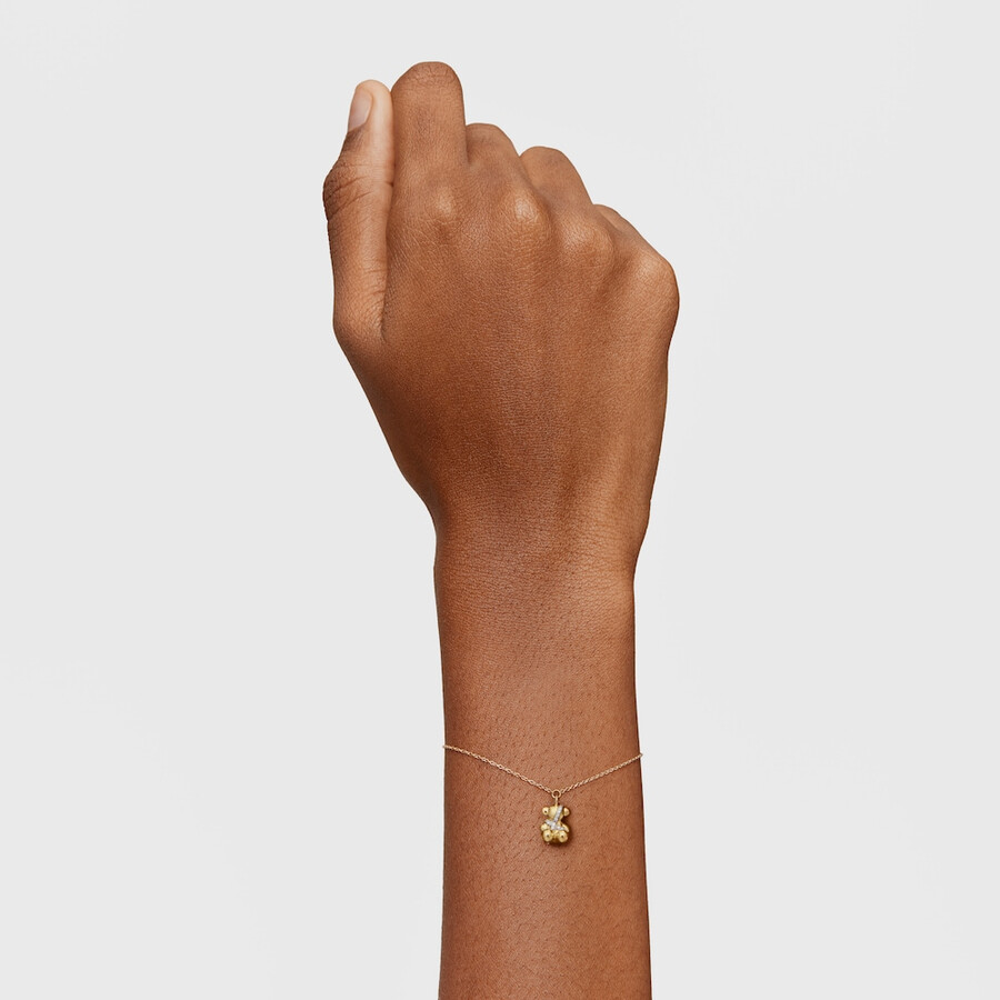 bracciale a catena in oro e diamanti lligat