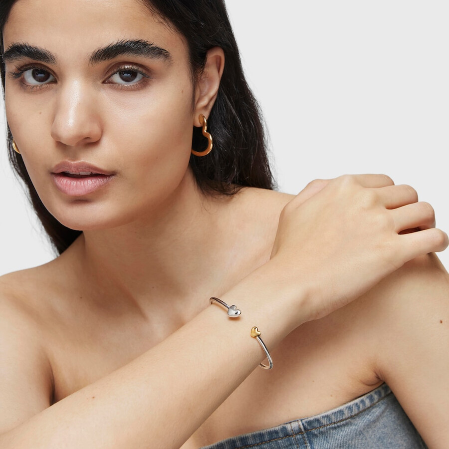 bracciale a cuore bicolore my other half