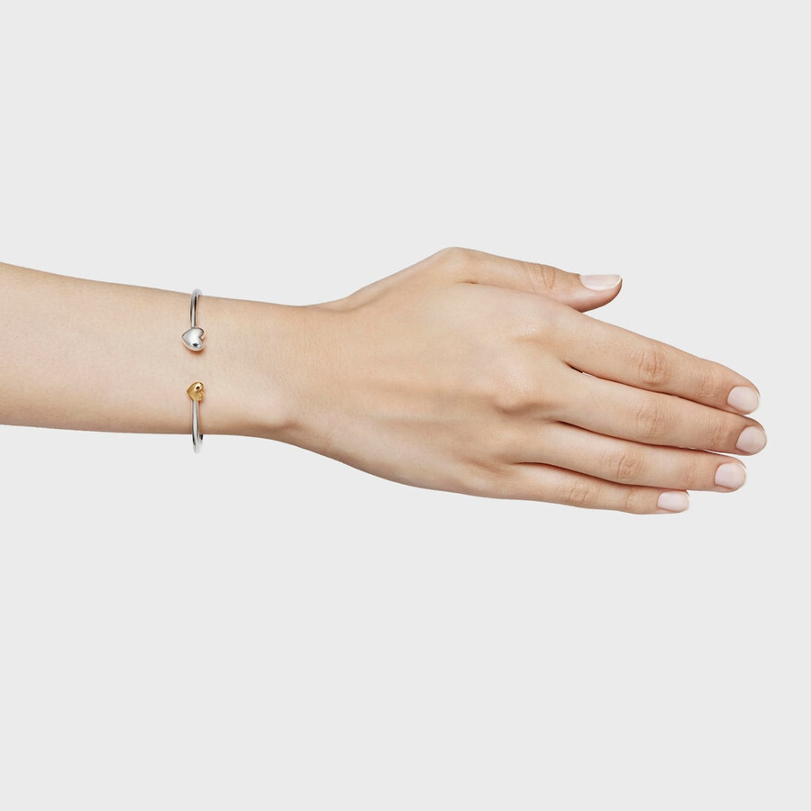 bracciale a cuore bicolore my other half