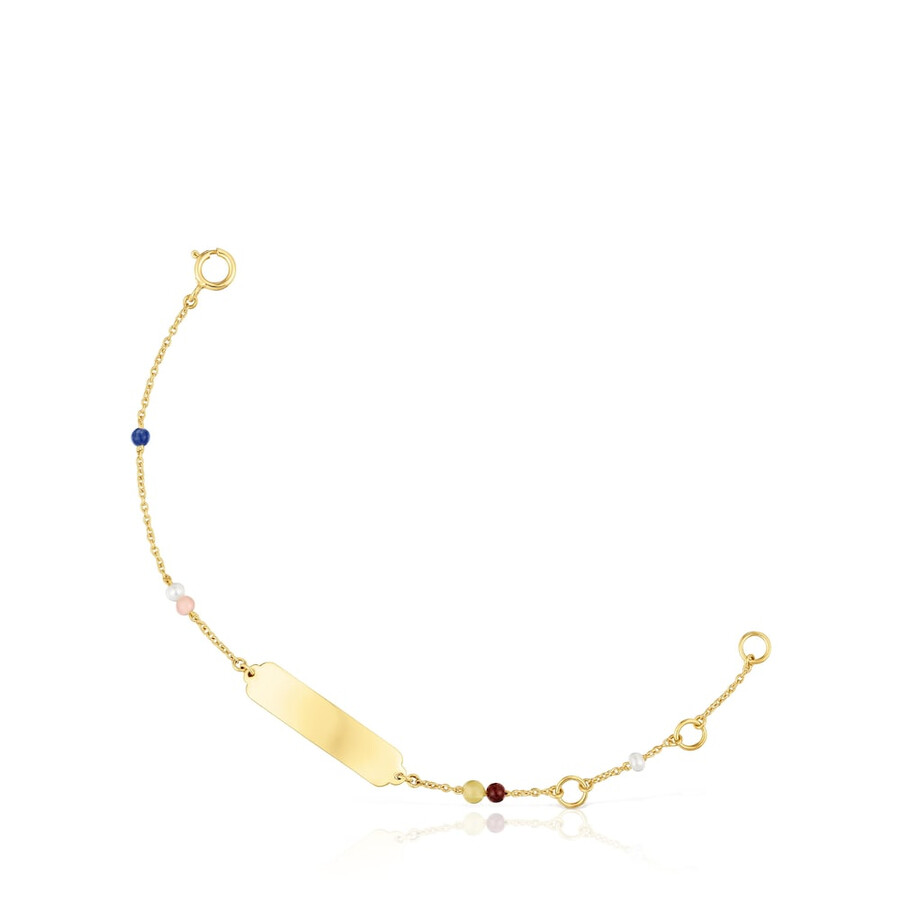 bracciale in oro con pietre preziose tous baby
