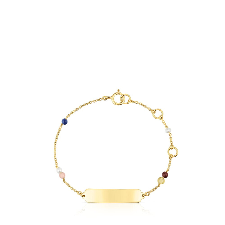 bracciale in oro con pietre preziose tous baby