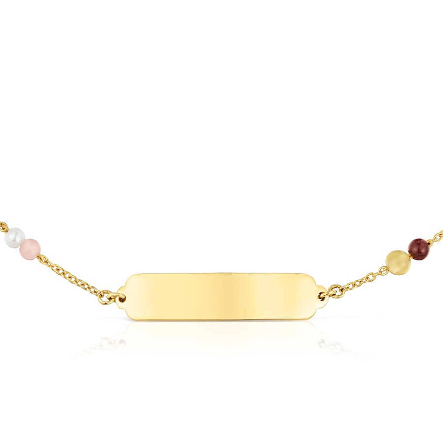bracciale in oro con pietre preziose tous baby