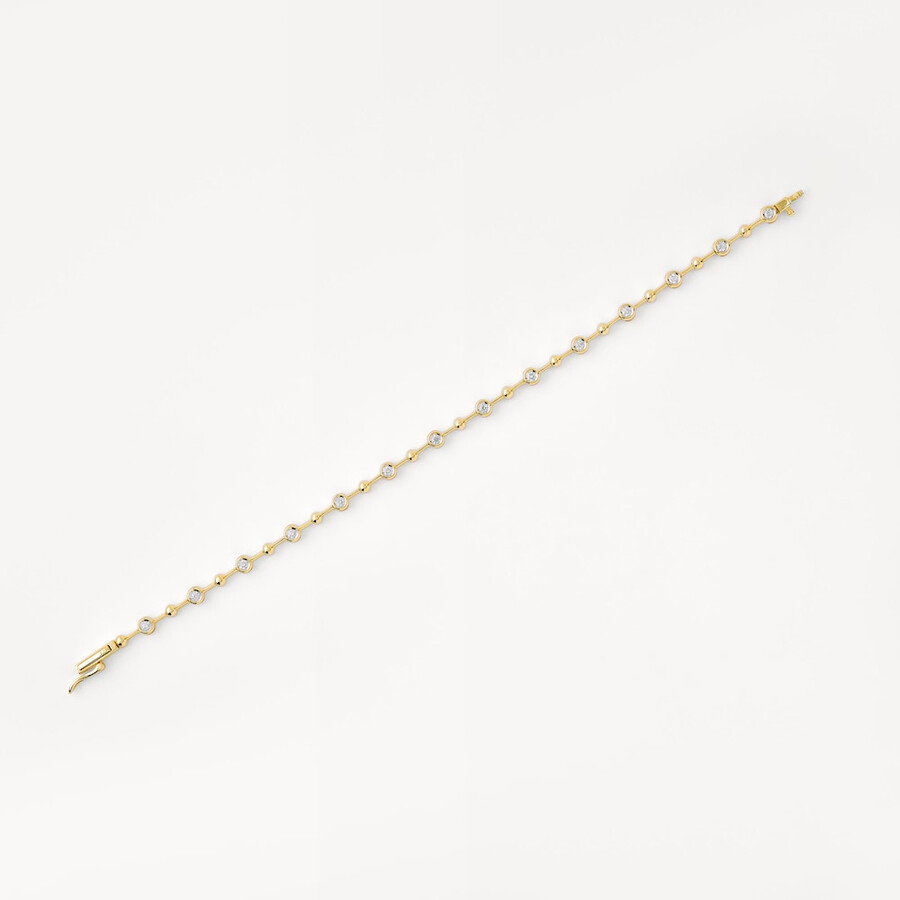 bracciale tous atelier in oro con dettagli in oro e diamanti
