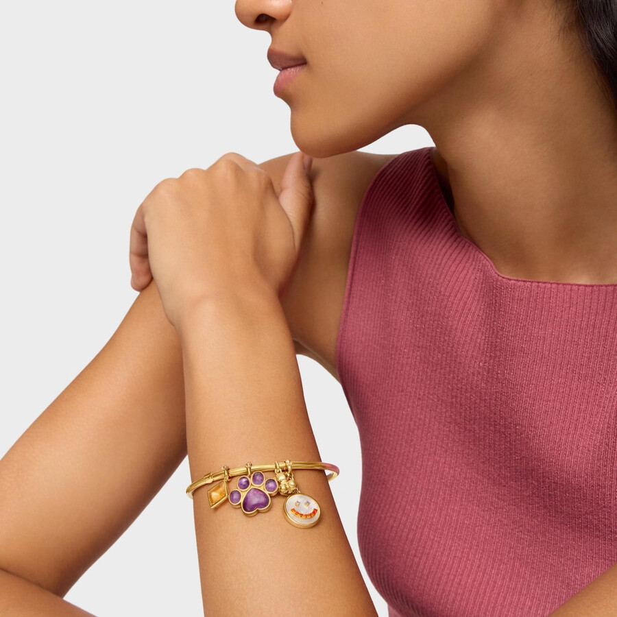 bracciale con placcatura in oro 18kt su argento hold