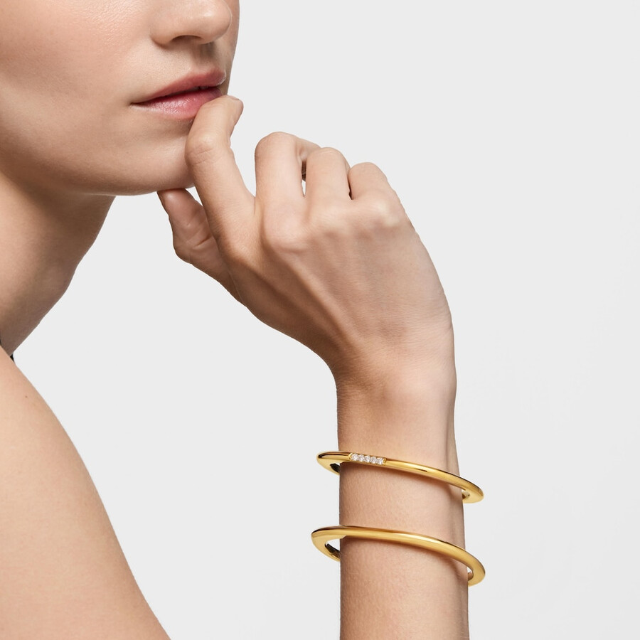 linea di bracciali placcati in oro 18kt su argento