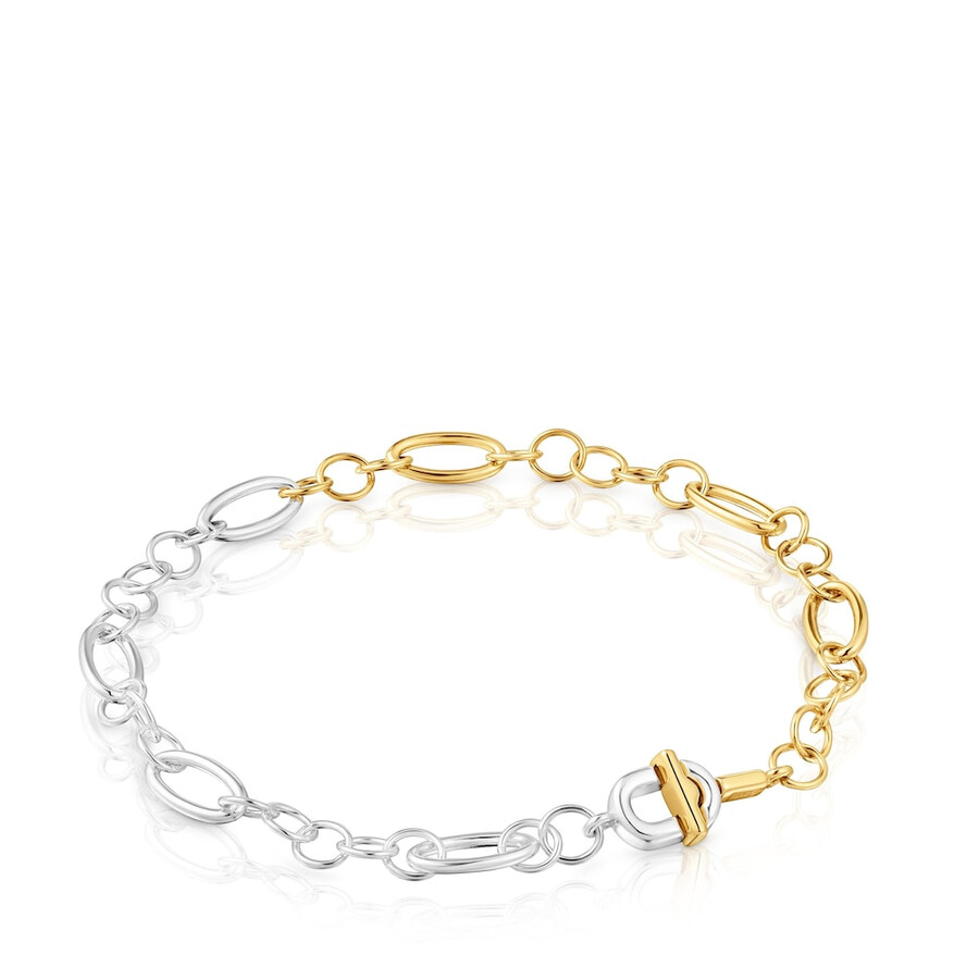 bracciale piccolo a catena bicolore tous manifesto