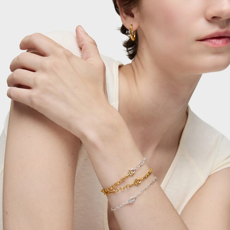 bracciale piccolo a catena bicolore tous manifesto