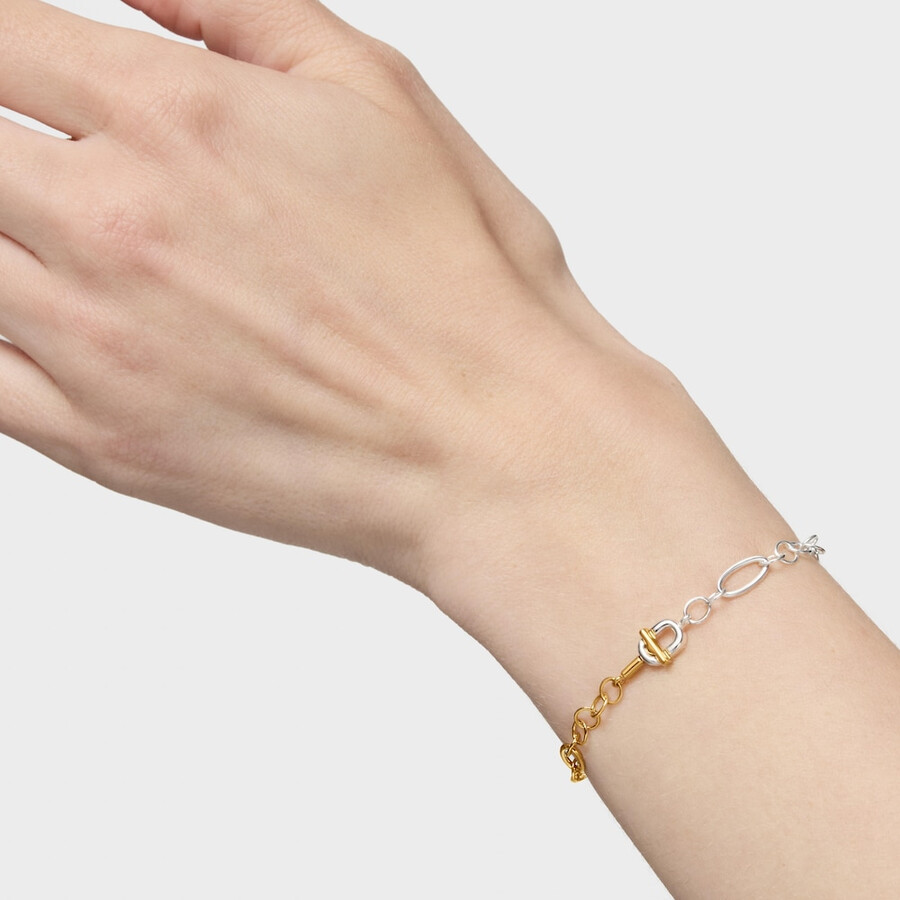 bracciale piccolo a catena bicolore tous manifesto