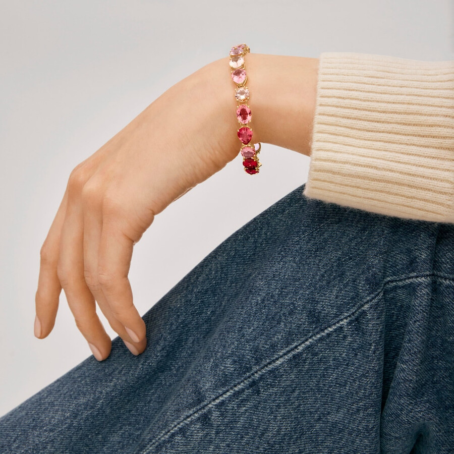 bracciale in oro con morganite tormalina ametista e diamante tous atelier