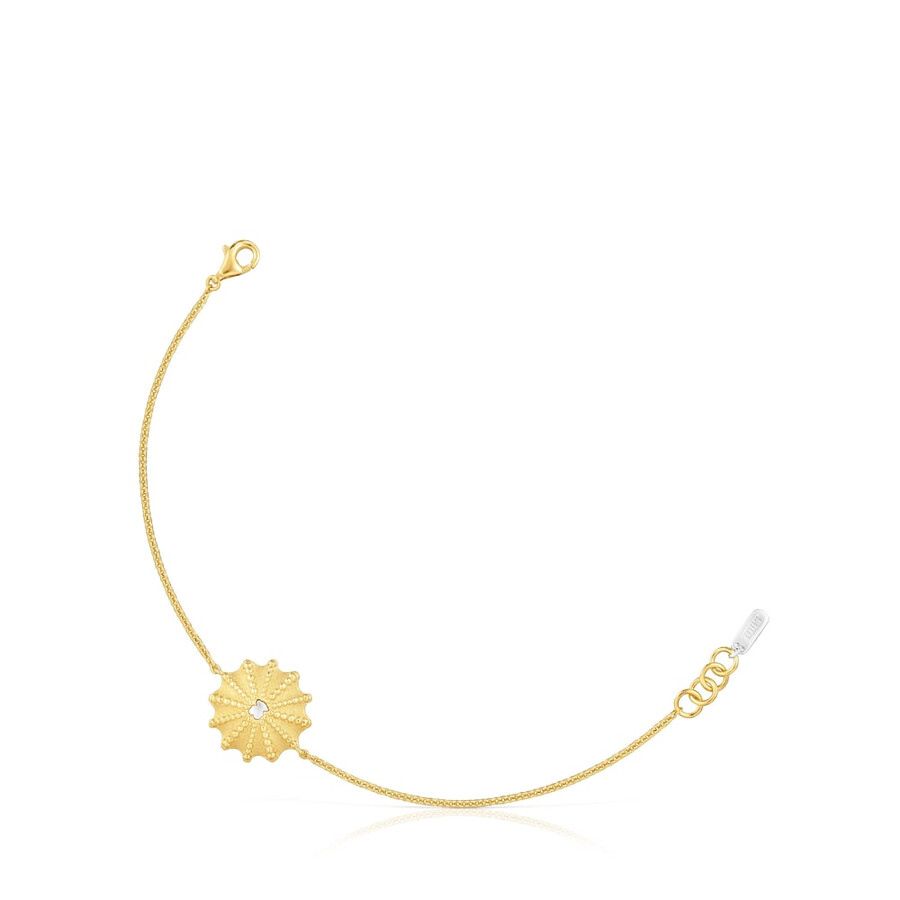 bracciale a catena bicolore tous grain arrecife de coral