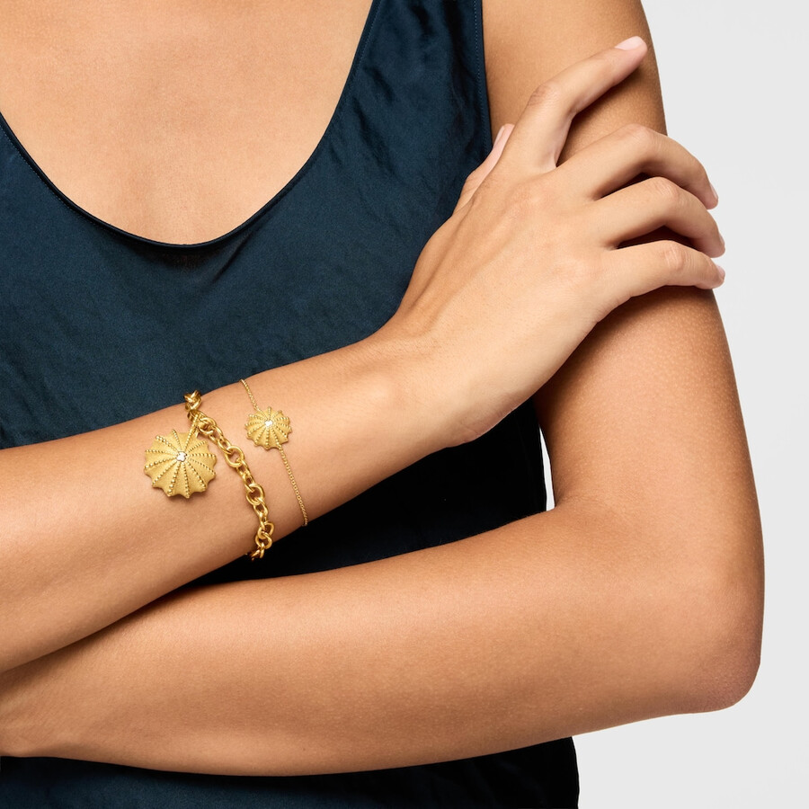 bracciale a catena bicolore tous grain arrecife de coral