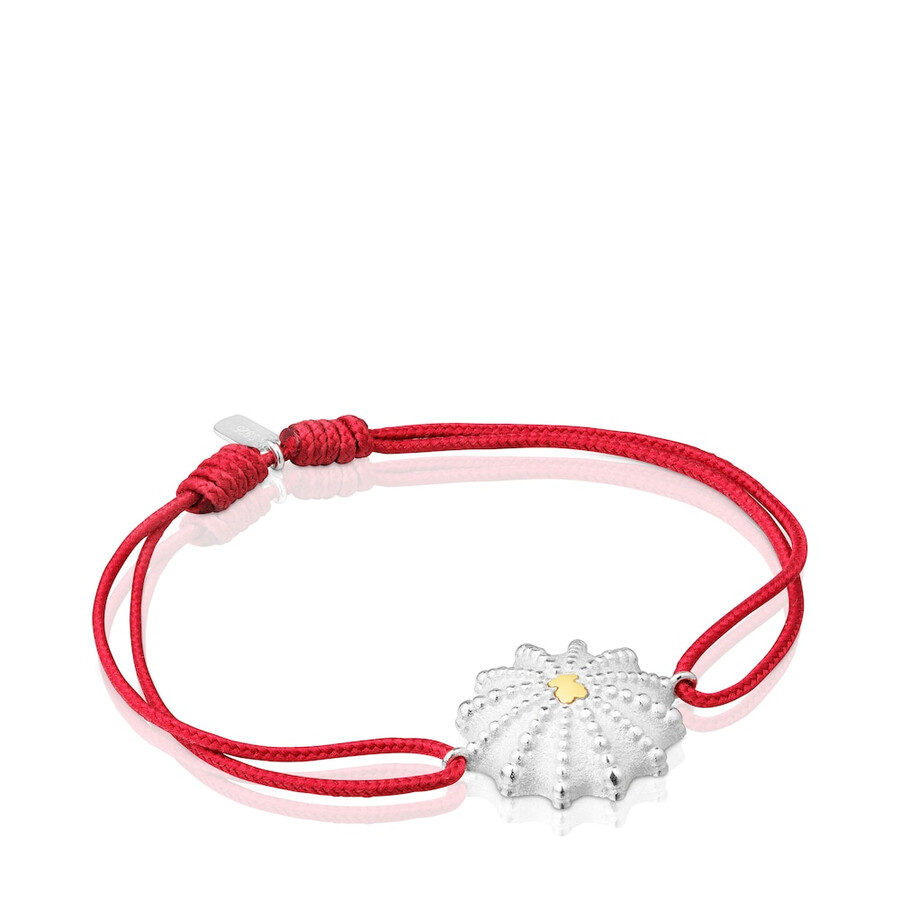 bracciale in nylon bicolore e rosso tous grain arrecife de coral