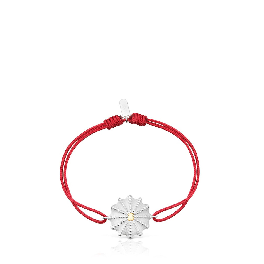 bracciale in nylon bicolore e rosso tous grain arrecife de coral
