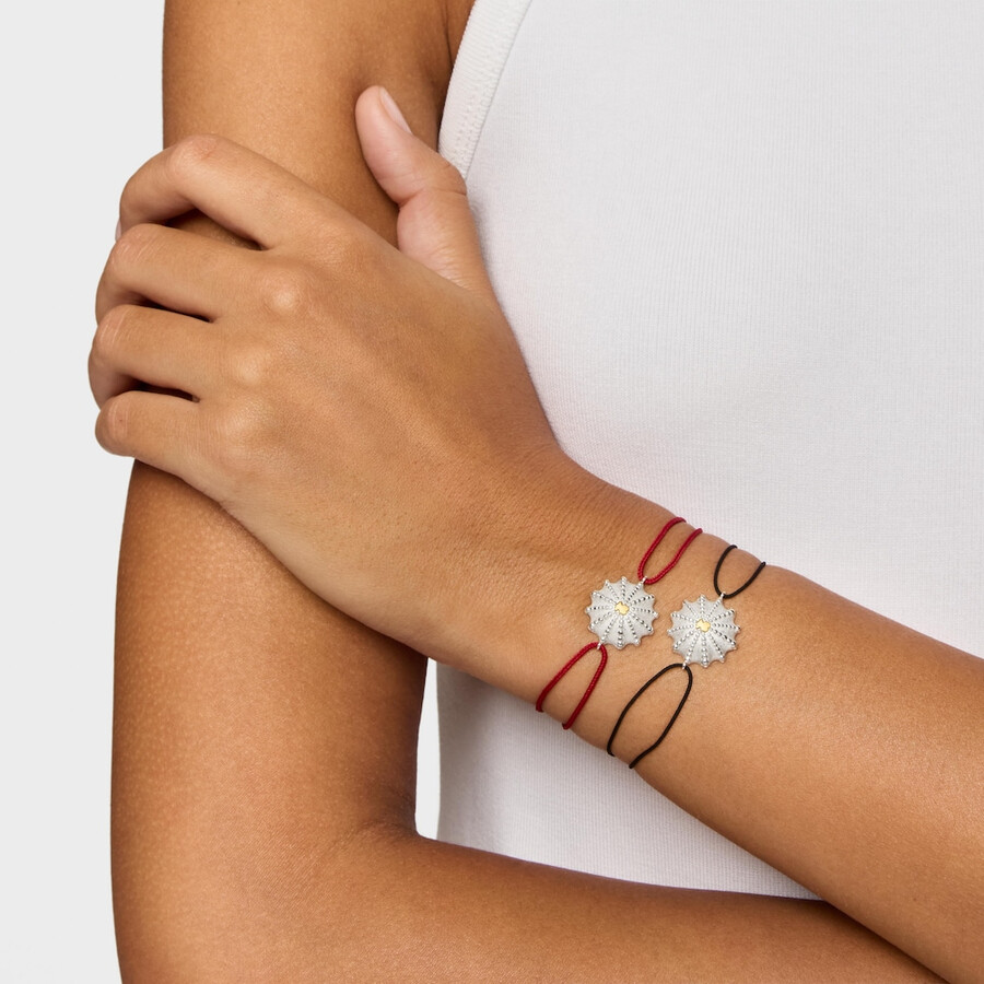 bracciale in nylon bicolore e rosso tous grain arrecife de coral
