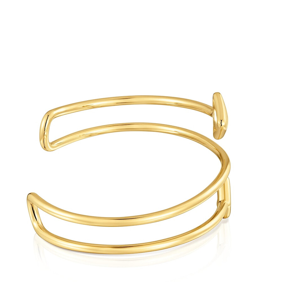 bracciale con placcatura in oro 18kt su argento tous flechazo
