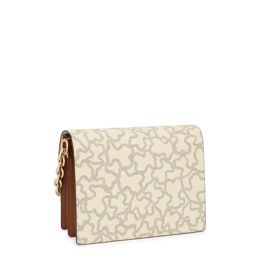 borsa a tracolla audree chain beige media kaos icon
