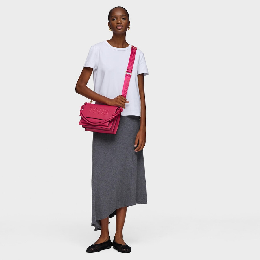 borsa a tracolla tous la rue new audree media fucsia