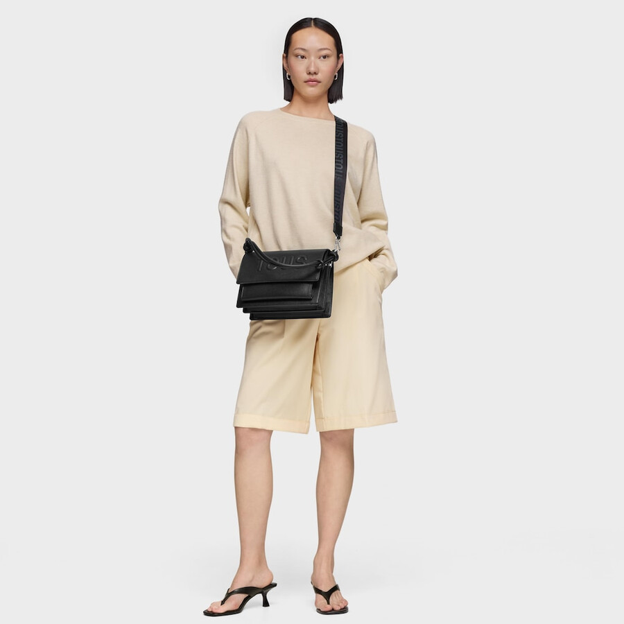 borsa a tracolla media nera tous la rue new audree