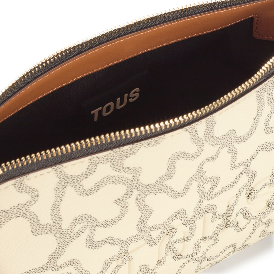 borsa a tracolla beige kaos icon
