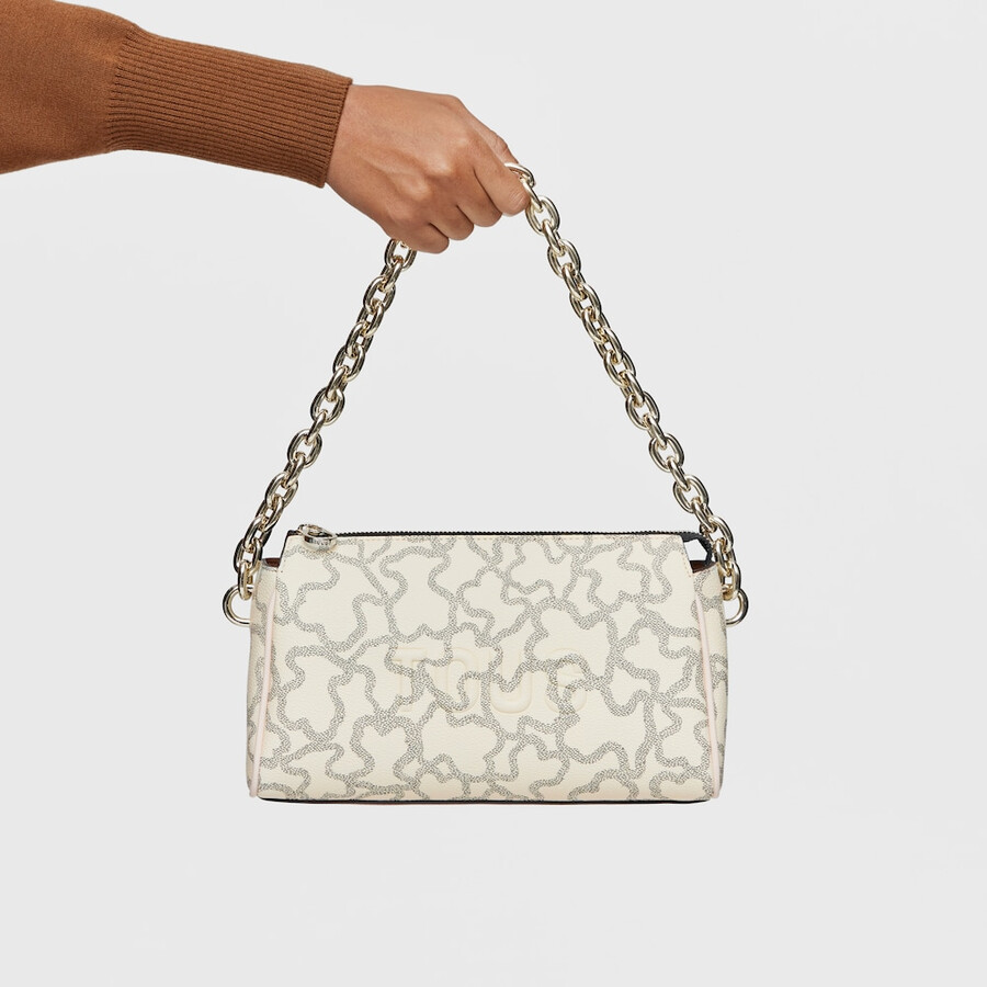 borsa a tracolla beige kaos icon