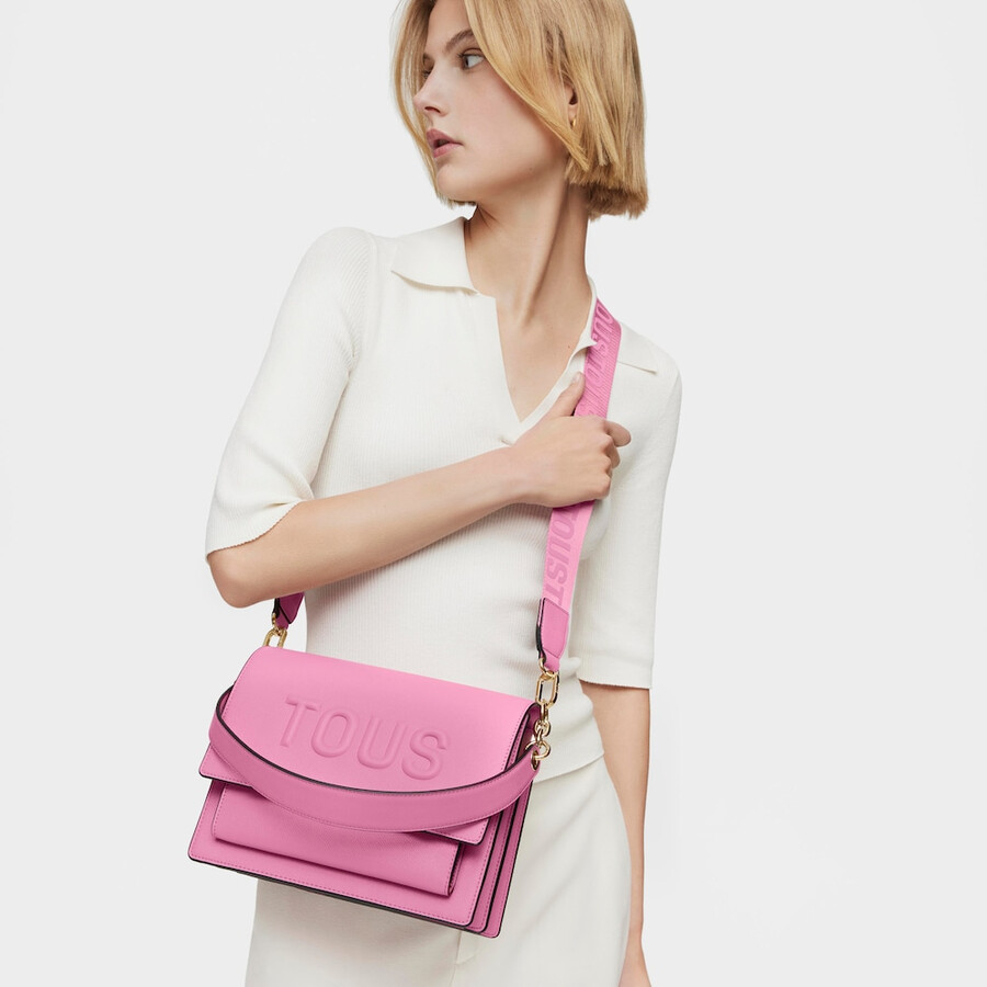borsa a tracolla audree rosa scuro medio tous brenda