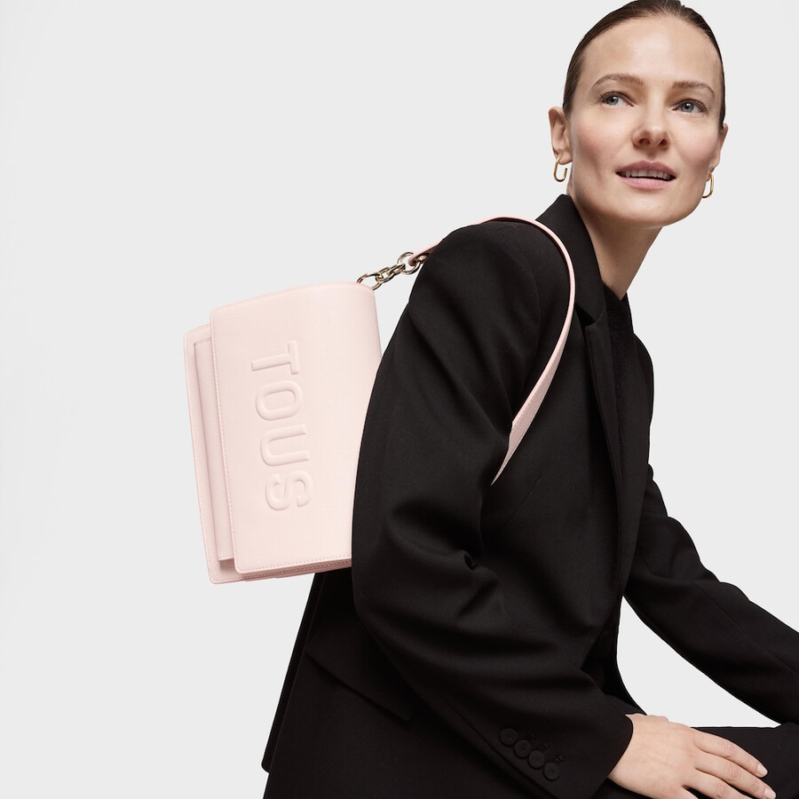 borsa a tracolla audree rosa chiaro media tous brenda
