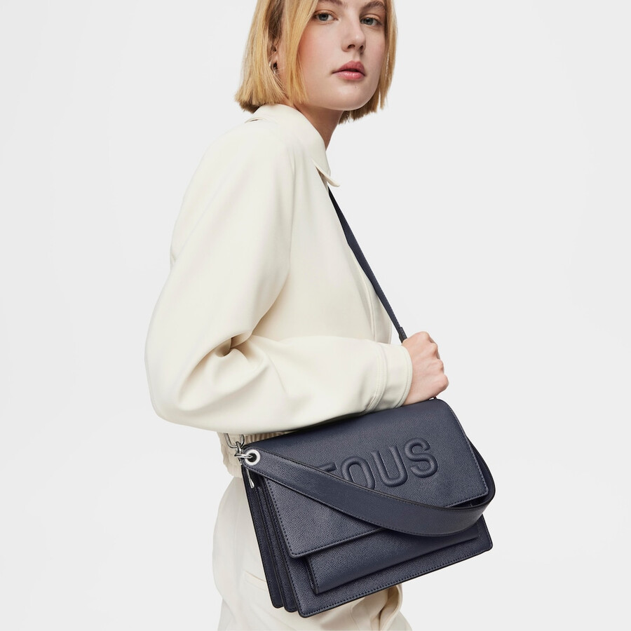 borsa a tracolla audree blu navy media tous brenda