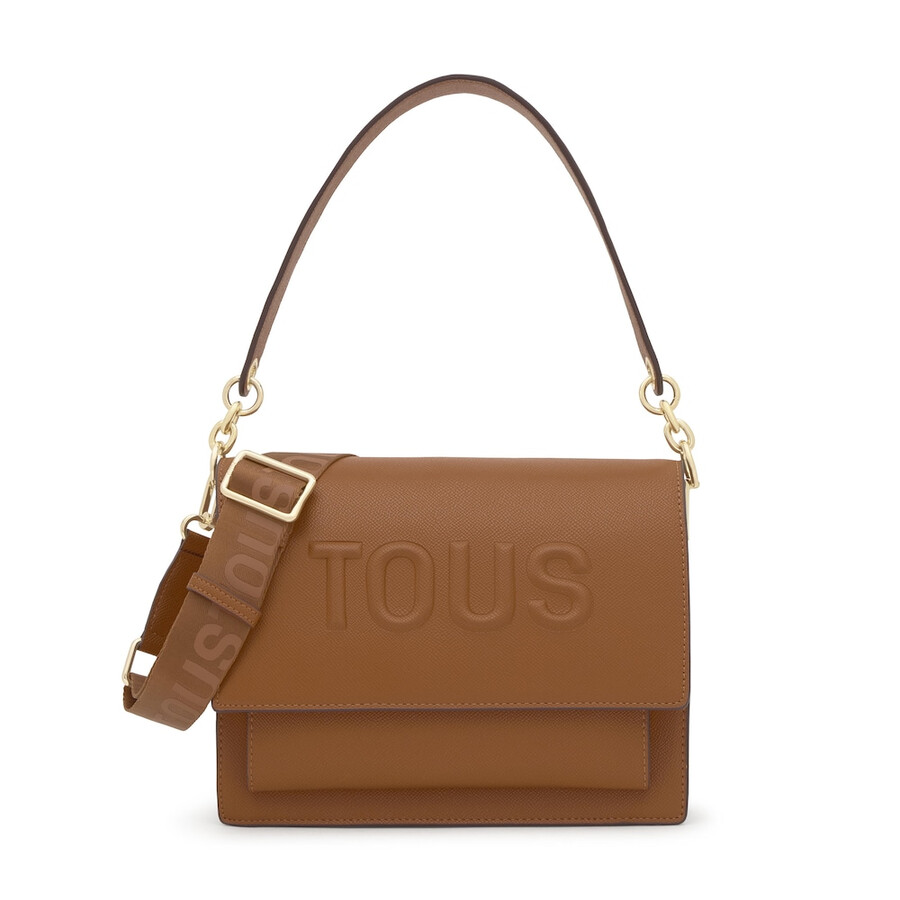 borsa a tracolla media audree color cammello tous brenda