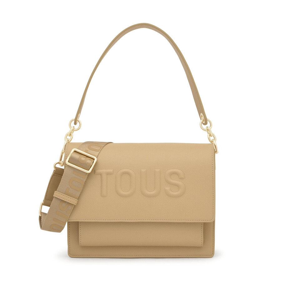 borsa a tracolla media audree color sabbia tous brenda