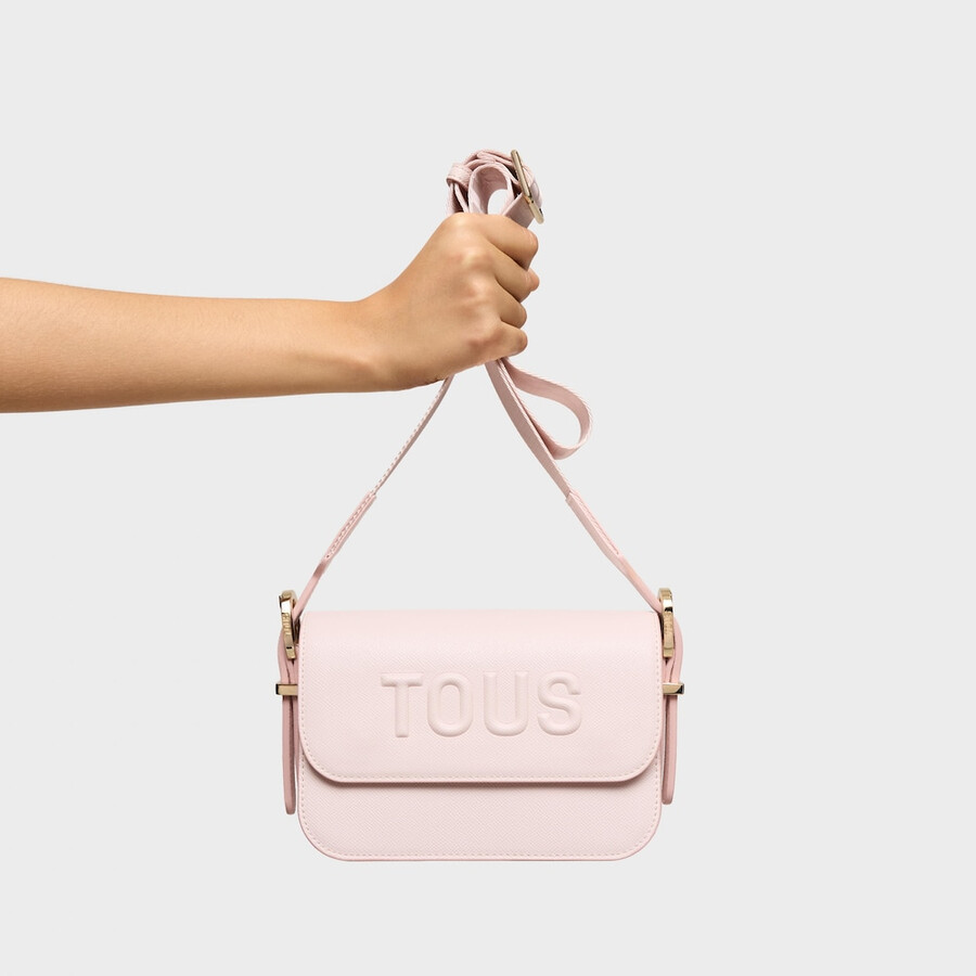 piccola borsa a tracolla rosa chiaro tous brenda