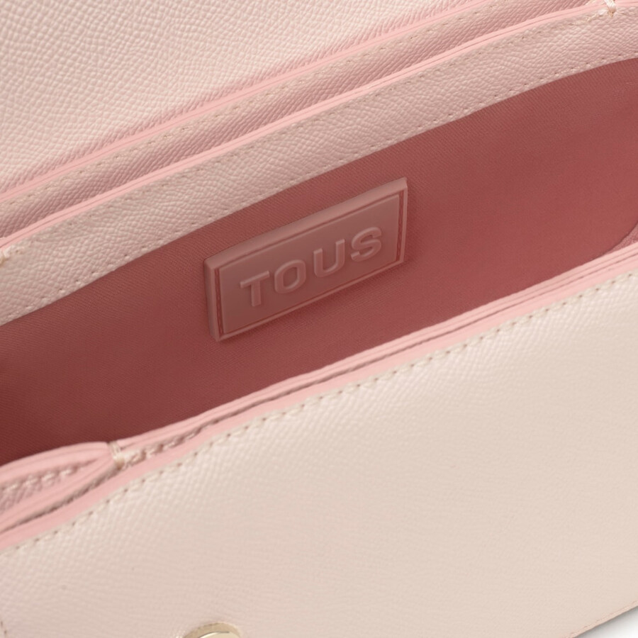 piccola borsa a tracolla rosa chiaro tous brenda