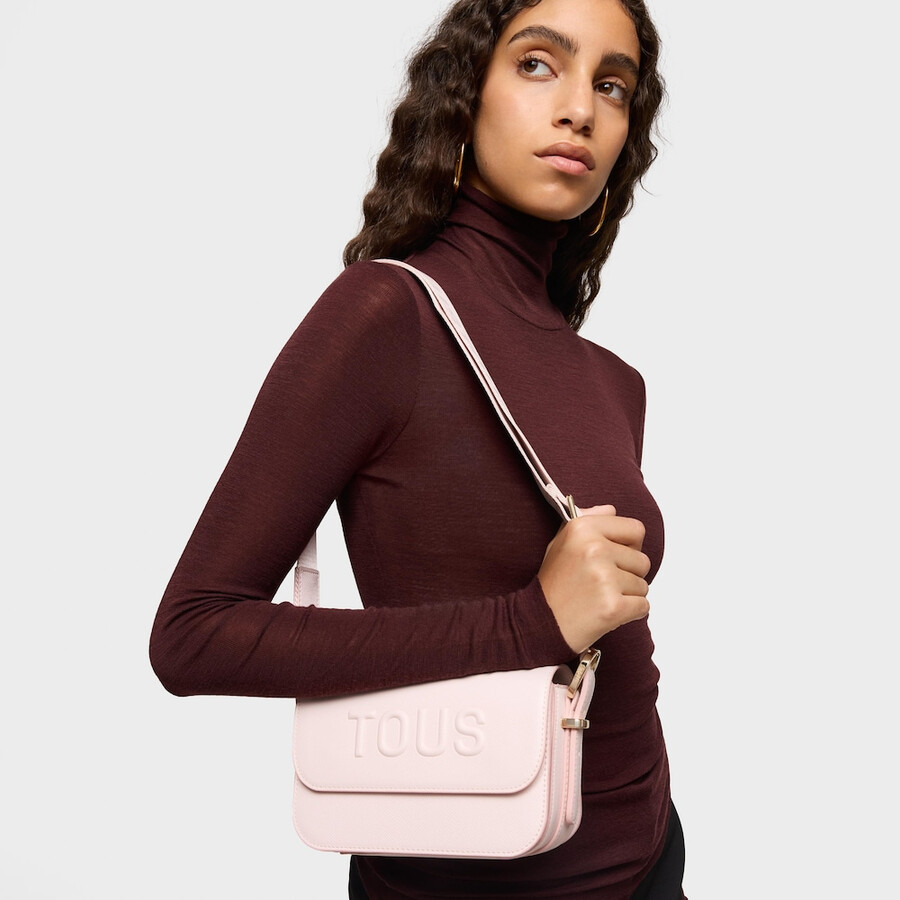 piccola borsa a tracolla rosa chiaro tous brenda