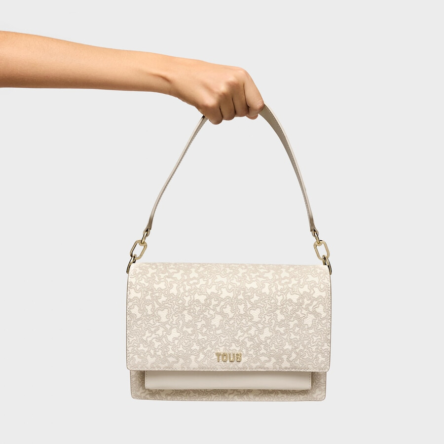 borsa a tracolla audree beige media kaos mini lines