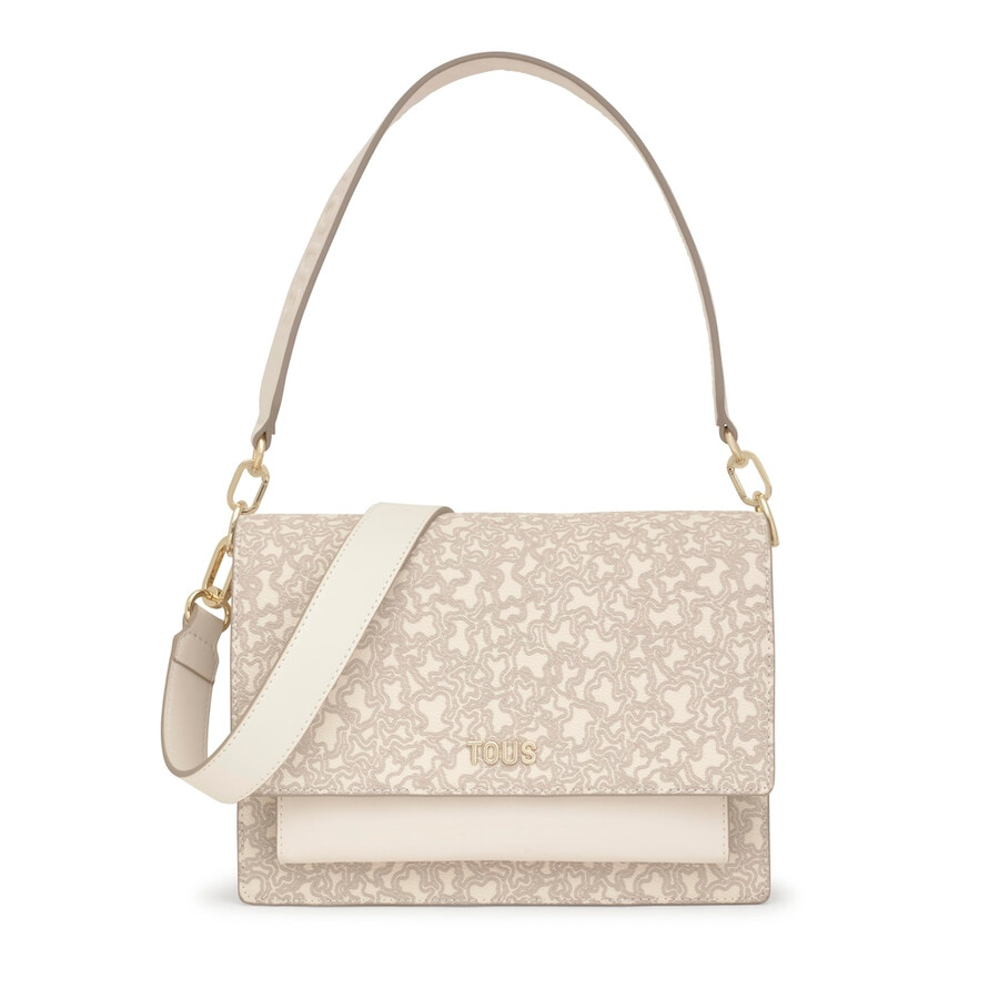 borsa a tracolla audree beige media kaos mini lines
