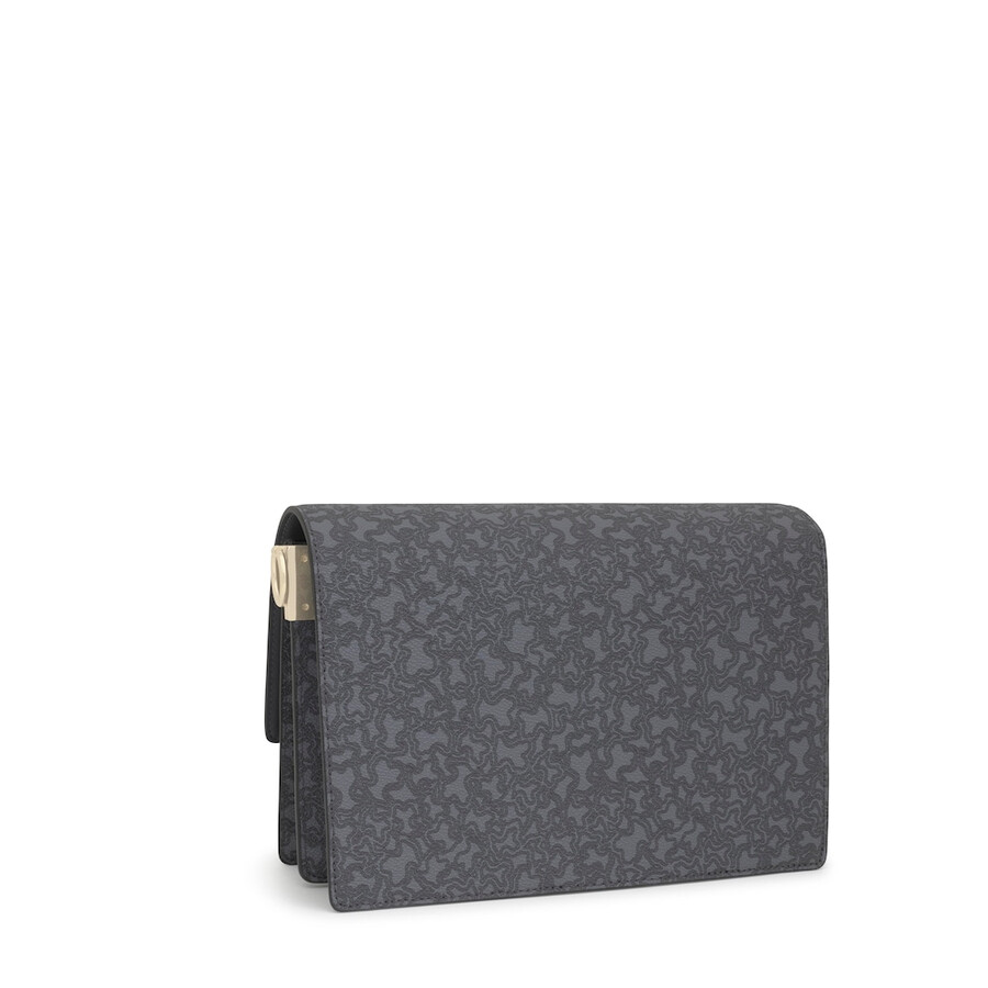 borsa a tracolla audree grigio scuro medio kaos mini lines