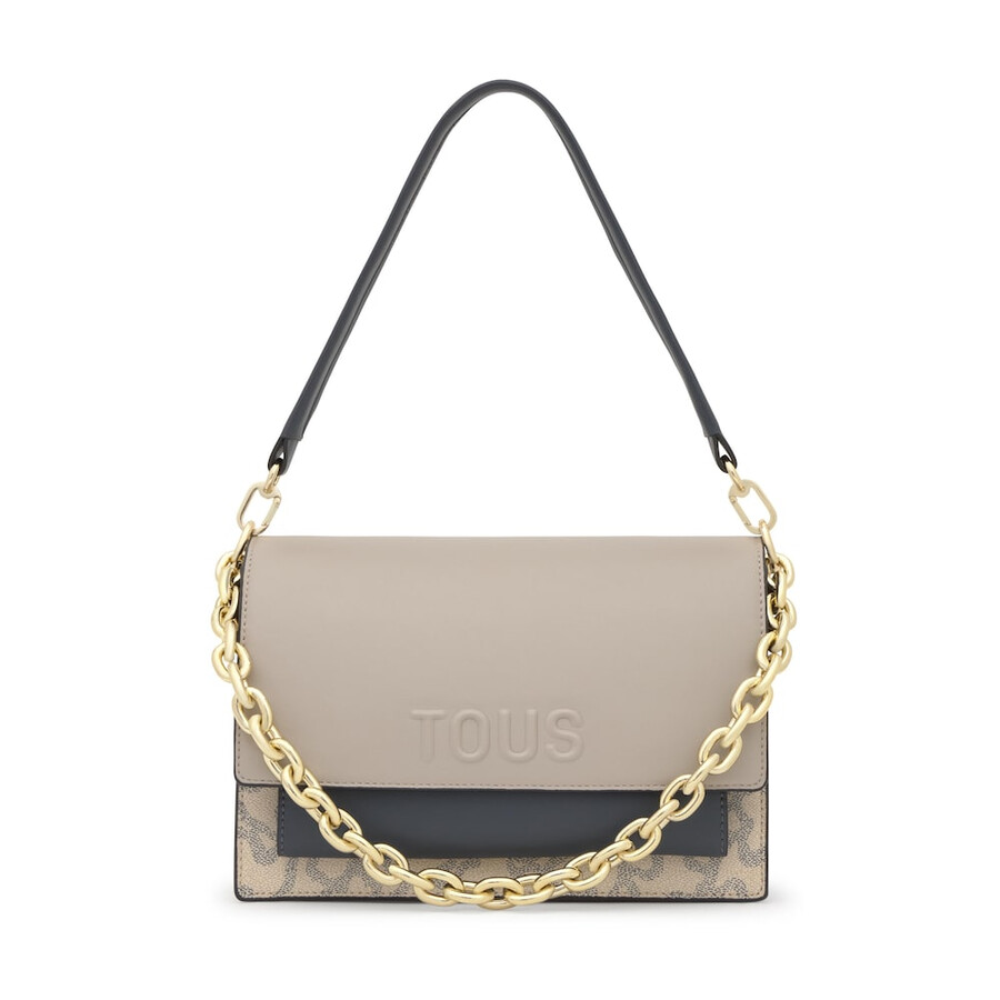 borsa a tracolla audree media color tortora kaos icon
