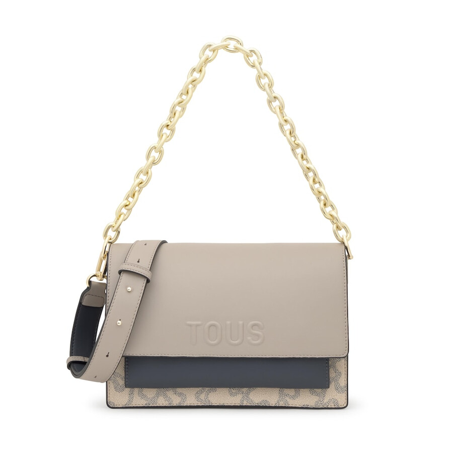 borsa a tracolla audree media color tortora kaos icon