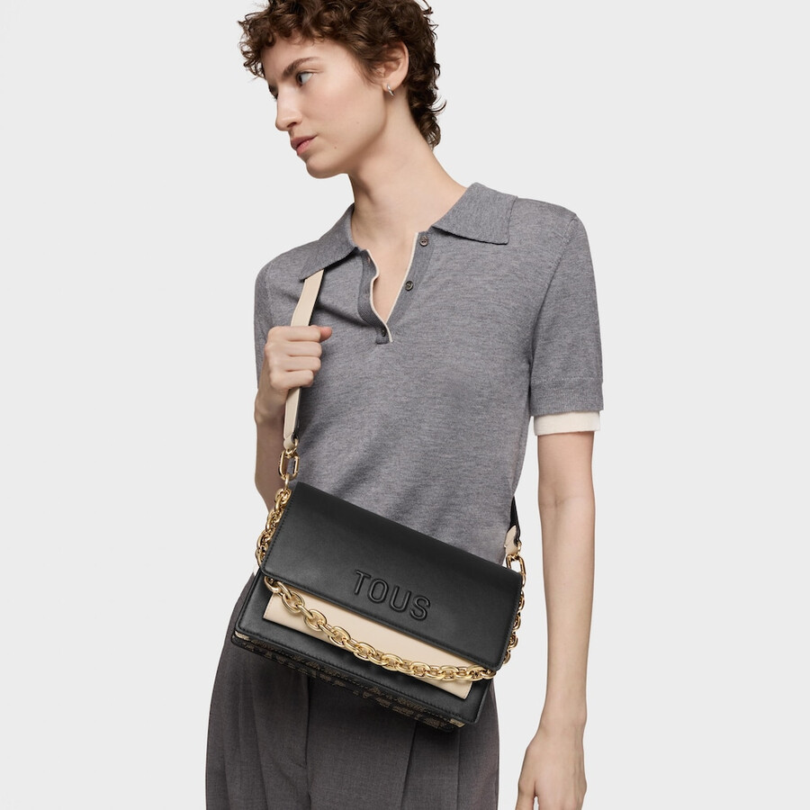 borsa a tracolla audree nera media kaos icon
