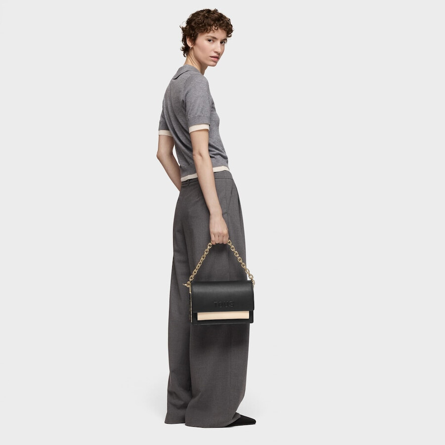 borsa a tracolla audree nera media kaos icon